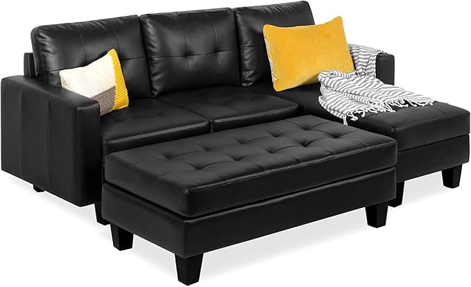 Lina Sectional sofa with Ottoman - Furniture Empire