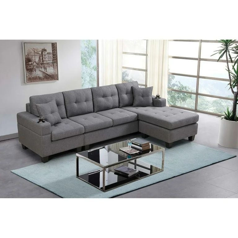 Reversible Sectional Sofa - 6212 - Furniture Empire