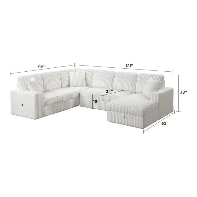 Relive Luxury Sectional Sofa & Bed - 8116