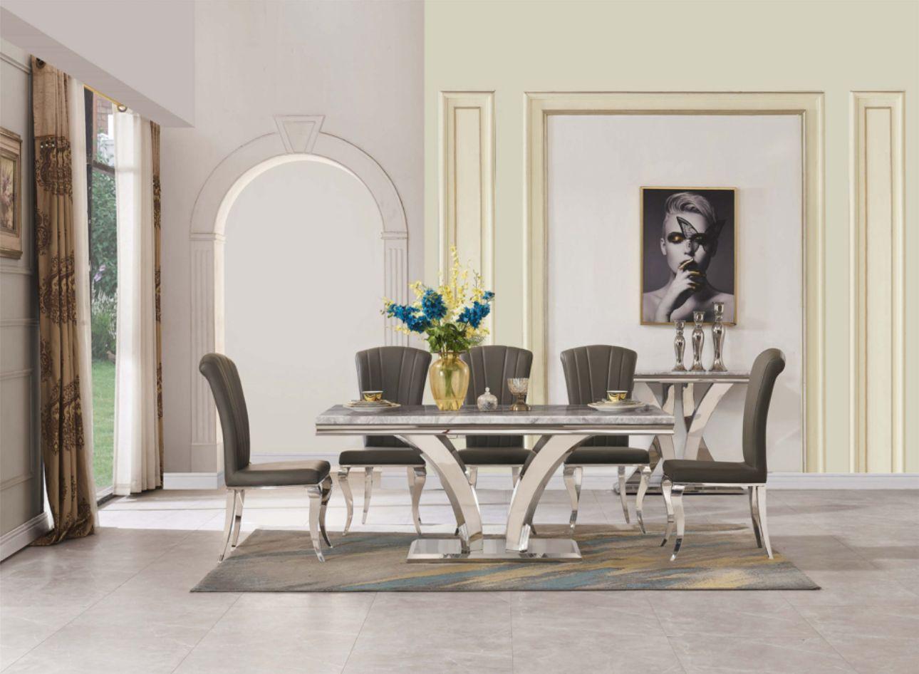 Prestige - Real Marble Dining Table - Furniture Empire
