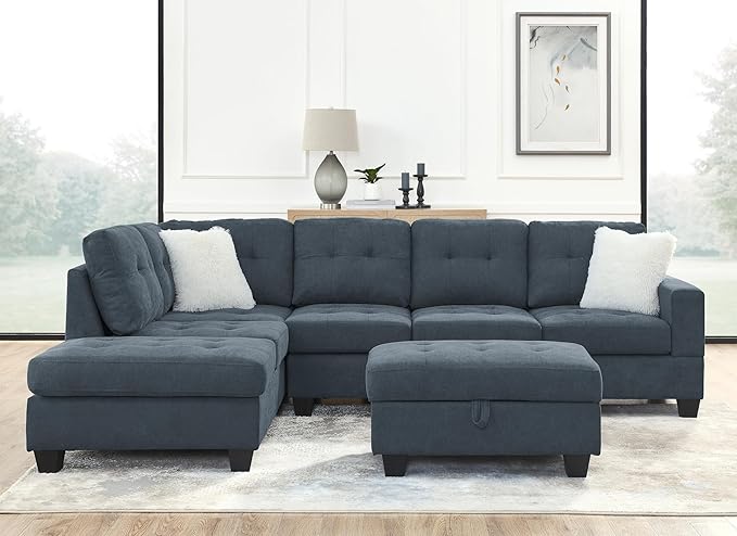 Grey Sectional Sofa - 87716