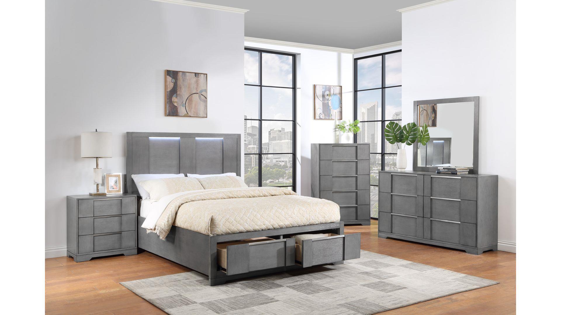 KYLIE - 6Pc BEDROOM SET - Furniture Empire