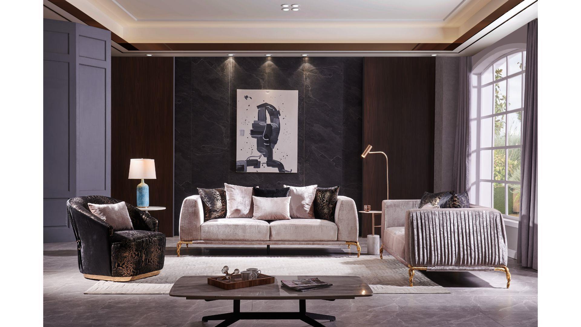 MAJESTY - 3Pc Sofa Set - Furniture Empire