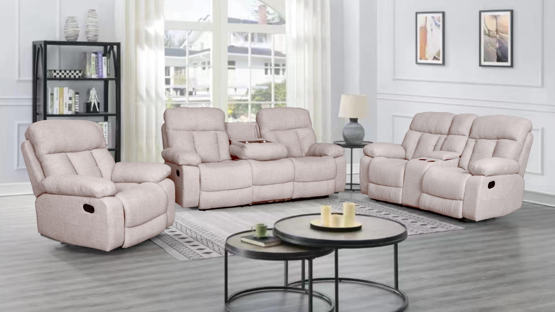 Malia - 3Pc Sofa Set Recliner - Furniture Empire