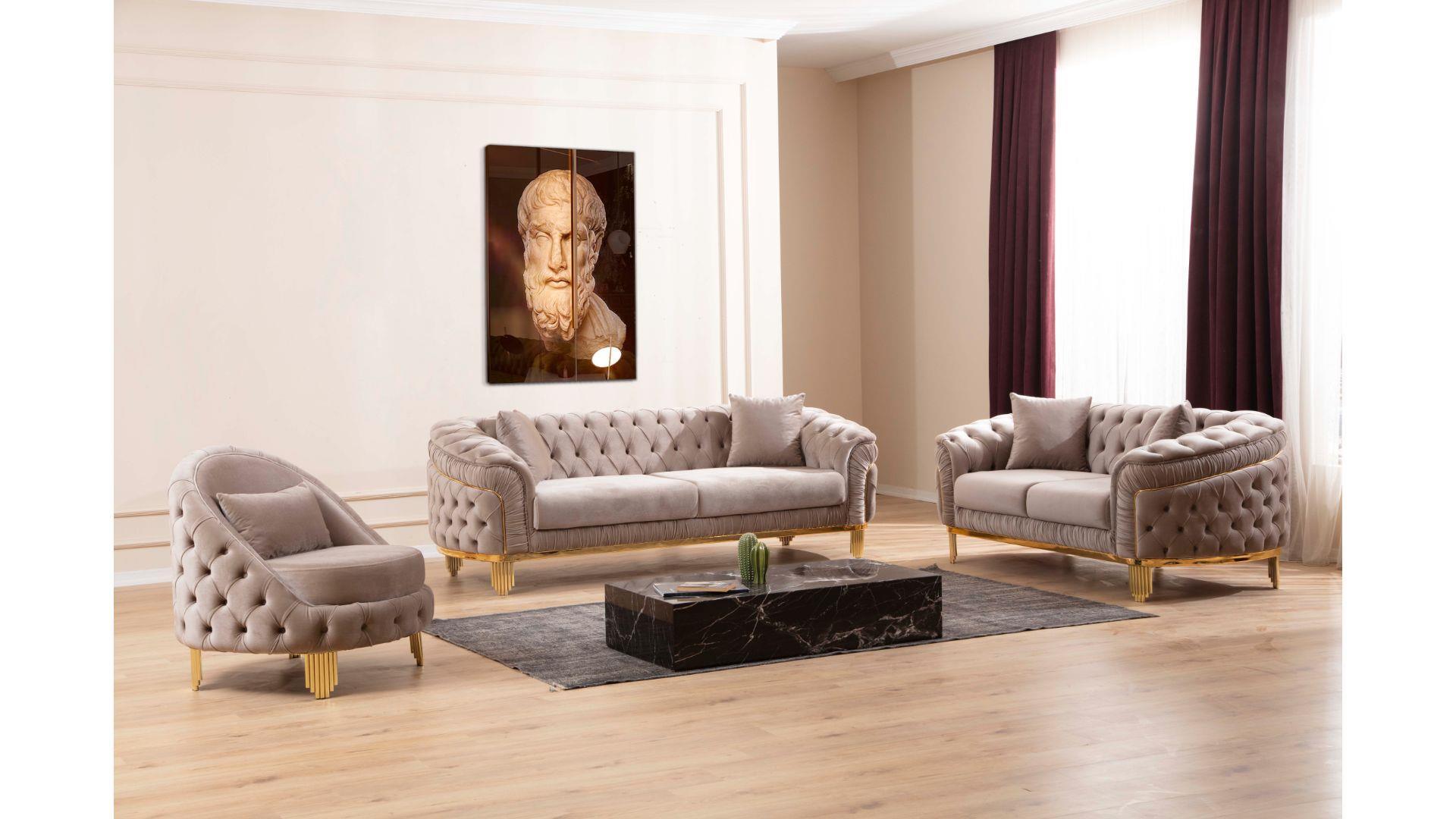 Vanessa Luxury Sofa Set - Furniture Empire