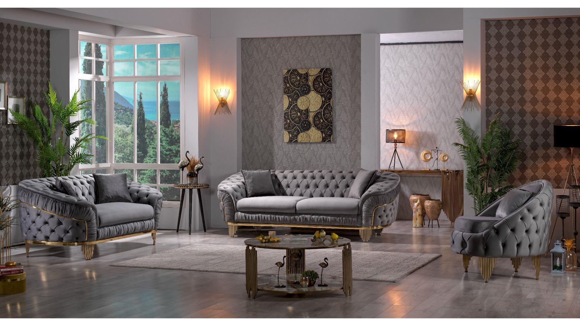 Vanessa Luxury Sofa Set - Furniture Empire