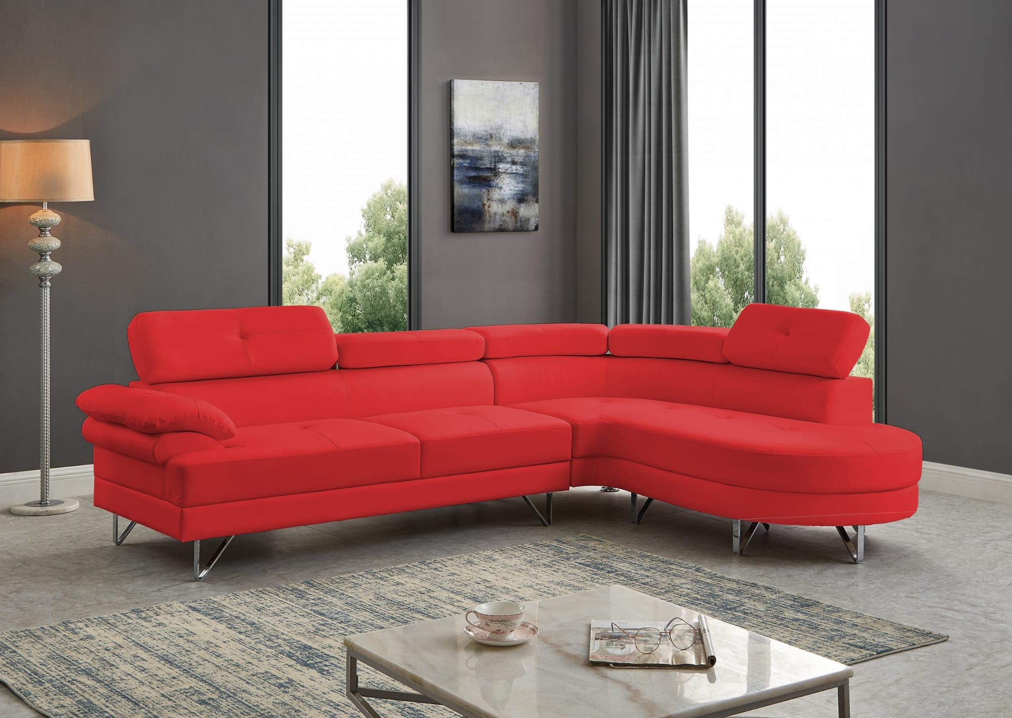 Modern Sectional Sofa - 2800