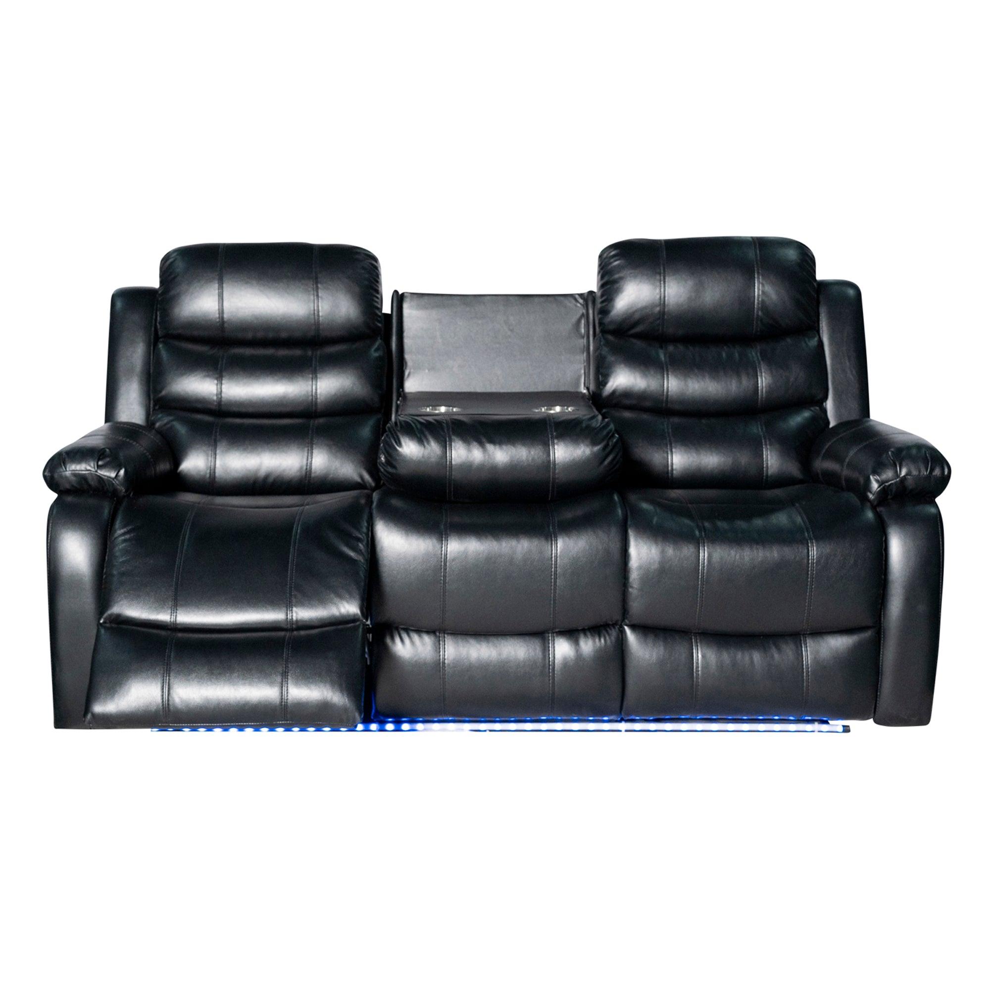 Living Room- Paco 3Pc Manual Recliner Set - Furniture Empire