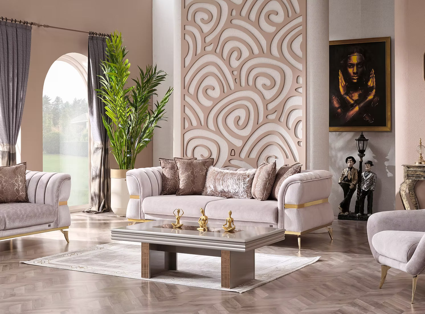 Nehir Luxury Sofa Set