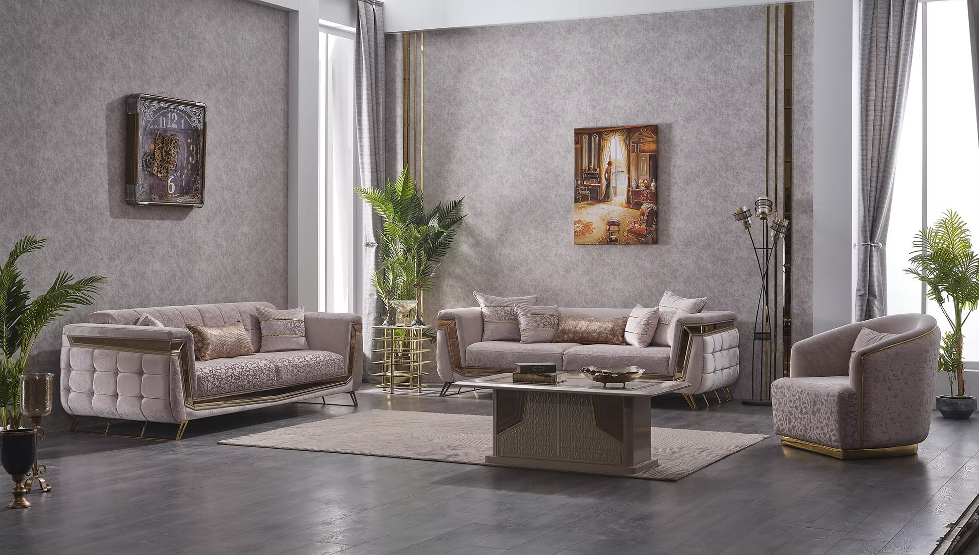 Maximo Luxury Sofa Set