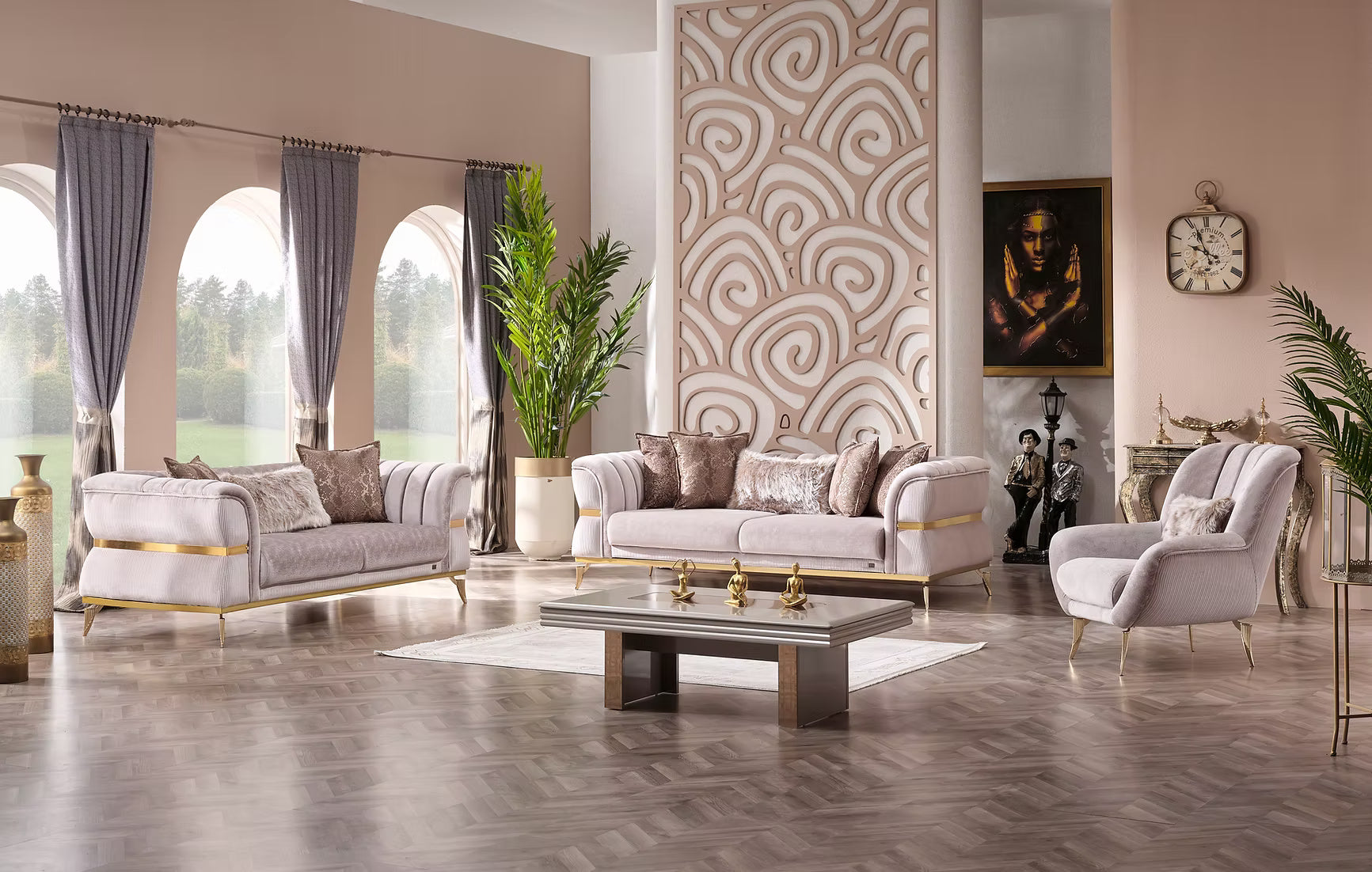 Nehir Luxury Sofa Set