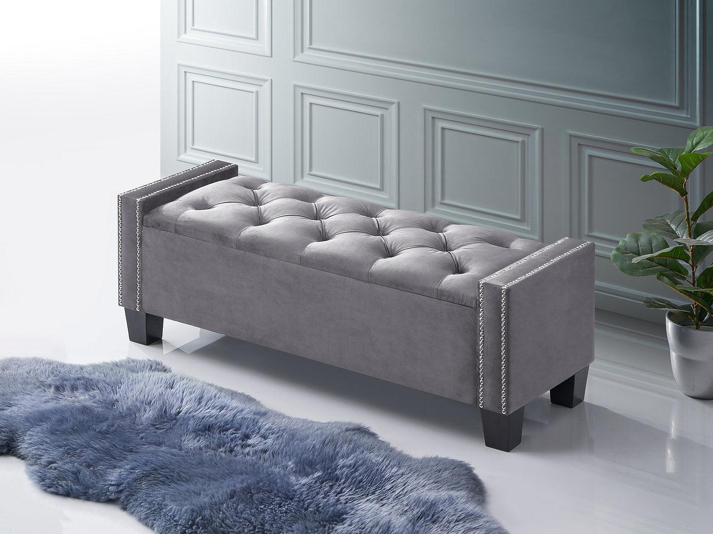 Luxury Storage Bench - IF-6200 - Furniture Empire