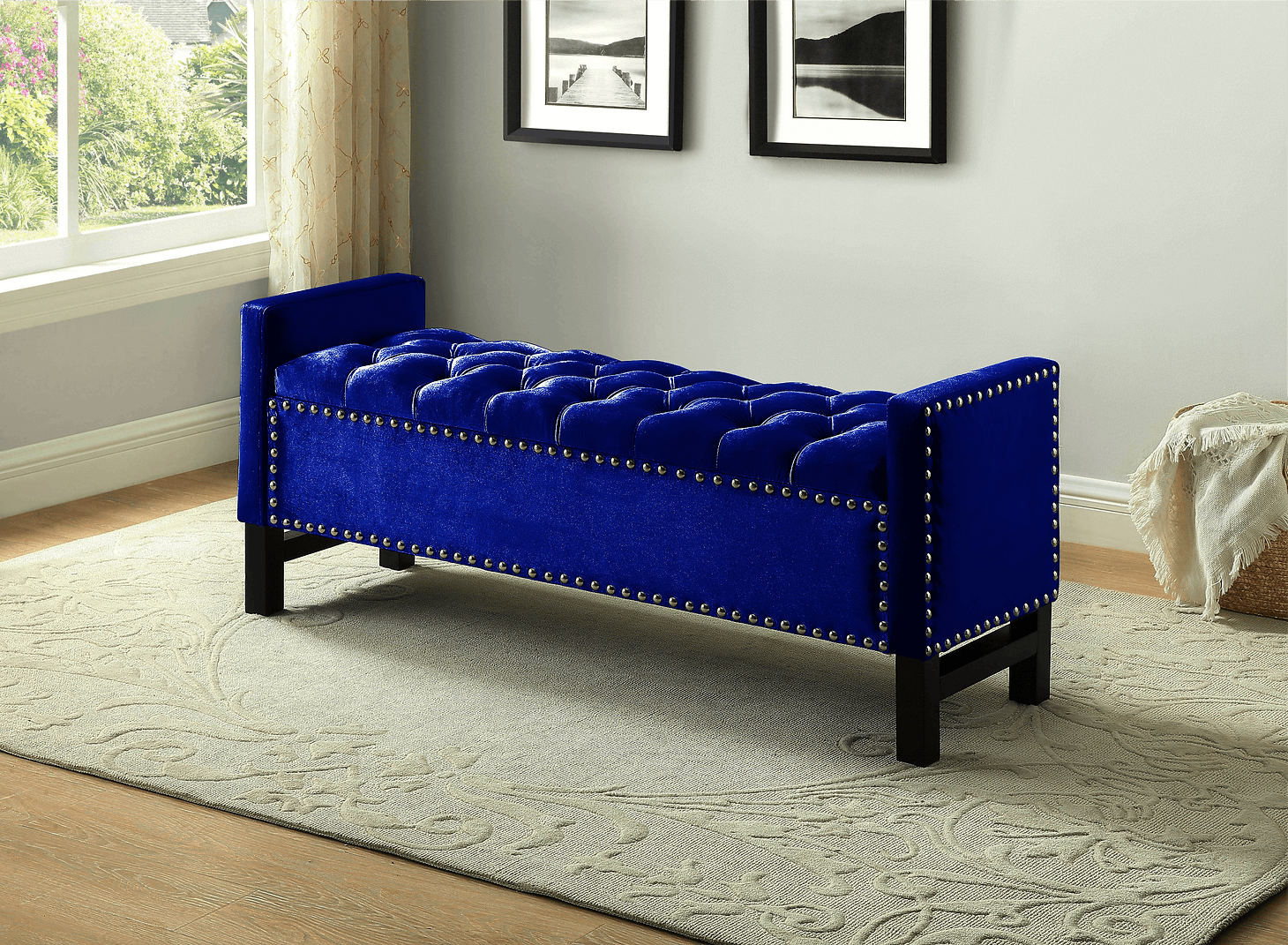 Elegant Storage Bench - IF-6400-6401-6402-6403-6405-6406 - Furniture Empire