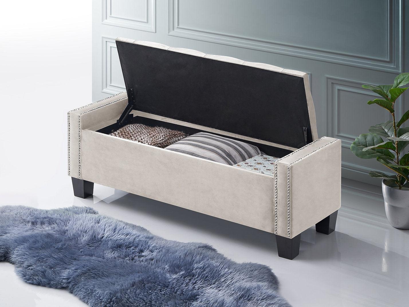 Luxury Storage Bench - IF-6200 - Furniture Empire