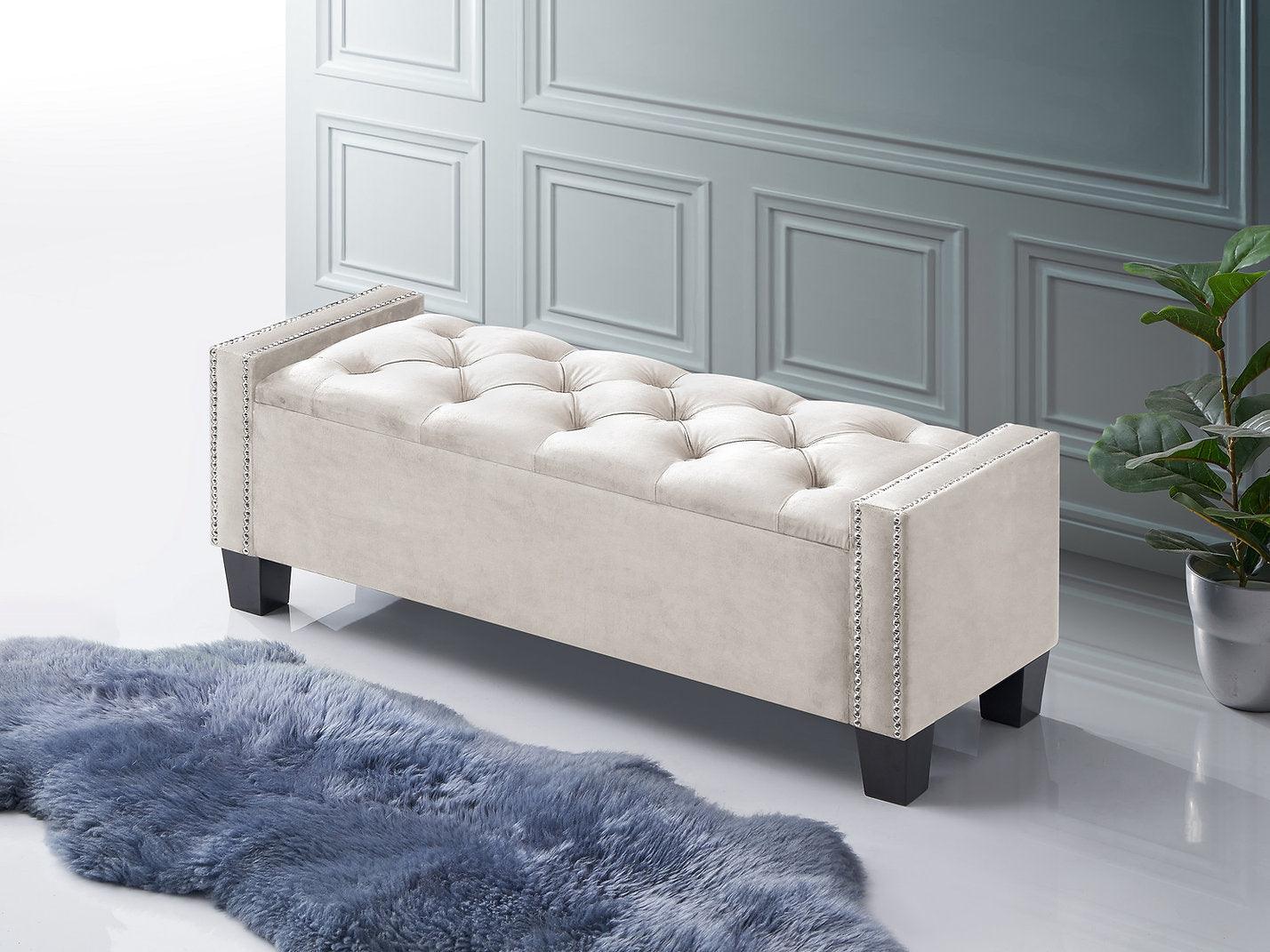 Luxury Storage Bench - IF-6200 - Furniture Empire