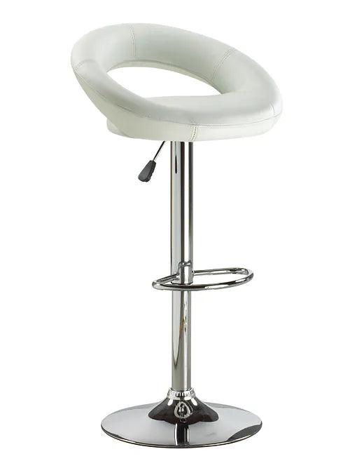 White PU Bar Stool - ST - 138 - Furniture Empire