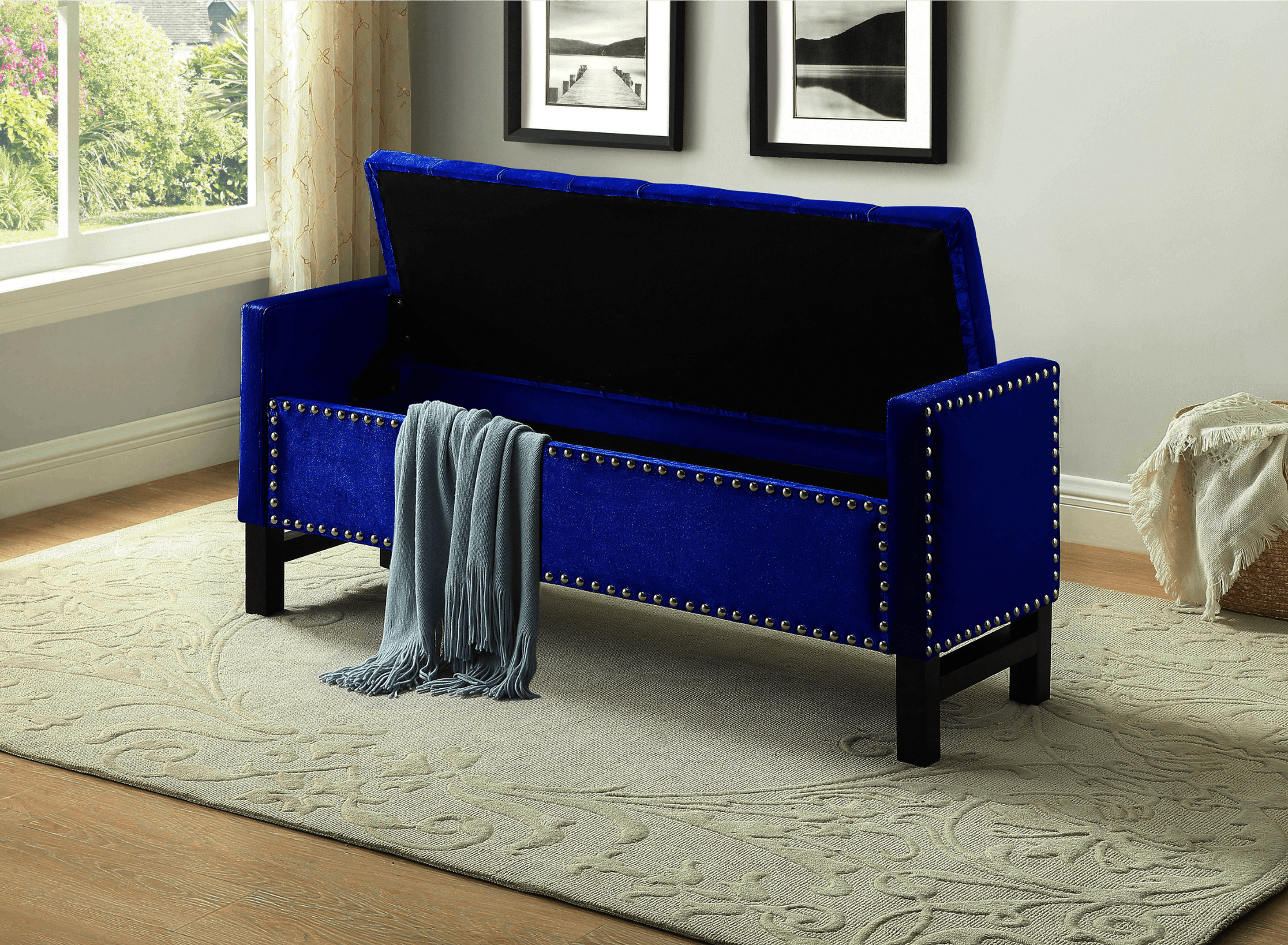 Elegant Storage Bench - IF-6400-6401-6402-6403-6405-6406 - Furniture Empire
