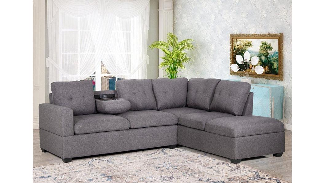 Mia Sectional Sofa - 9829 - Furniture Empire