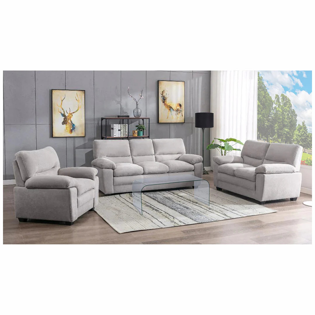3pc Velvet Sofa Set - 8622