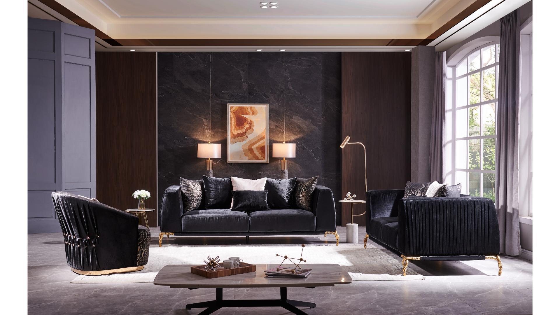 MAJESTY - 3Pc Sofa Set - Furniture Empire