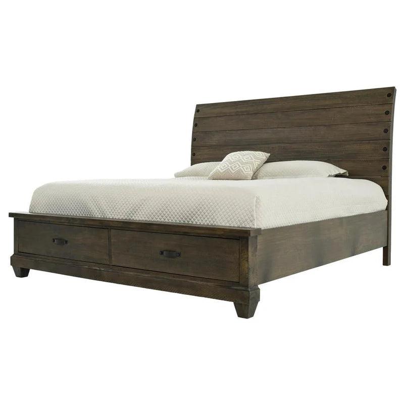 Rylee Rustic Bed - Furniture Empire