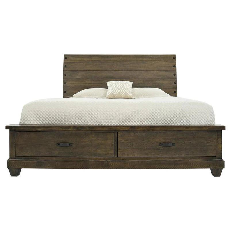 Rylee Rustic Bed - Furniture Empire