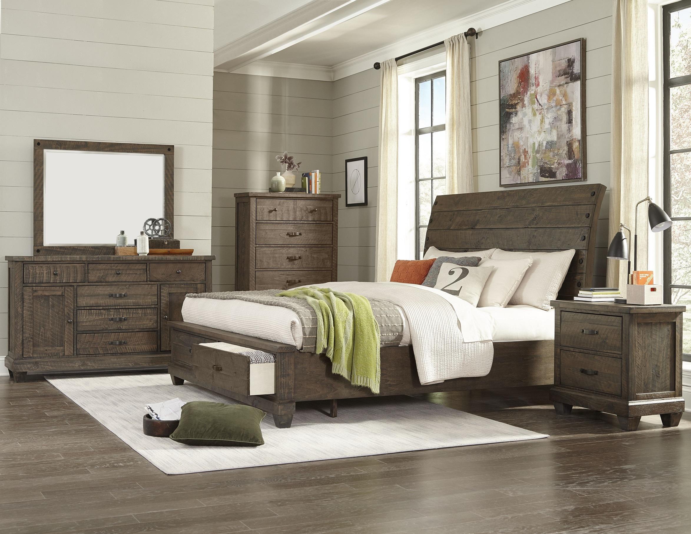 Rylee Rustic Bed - Furniture Empire