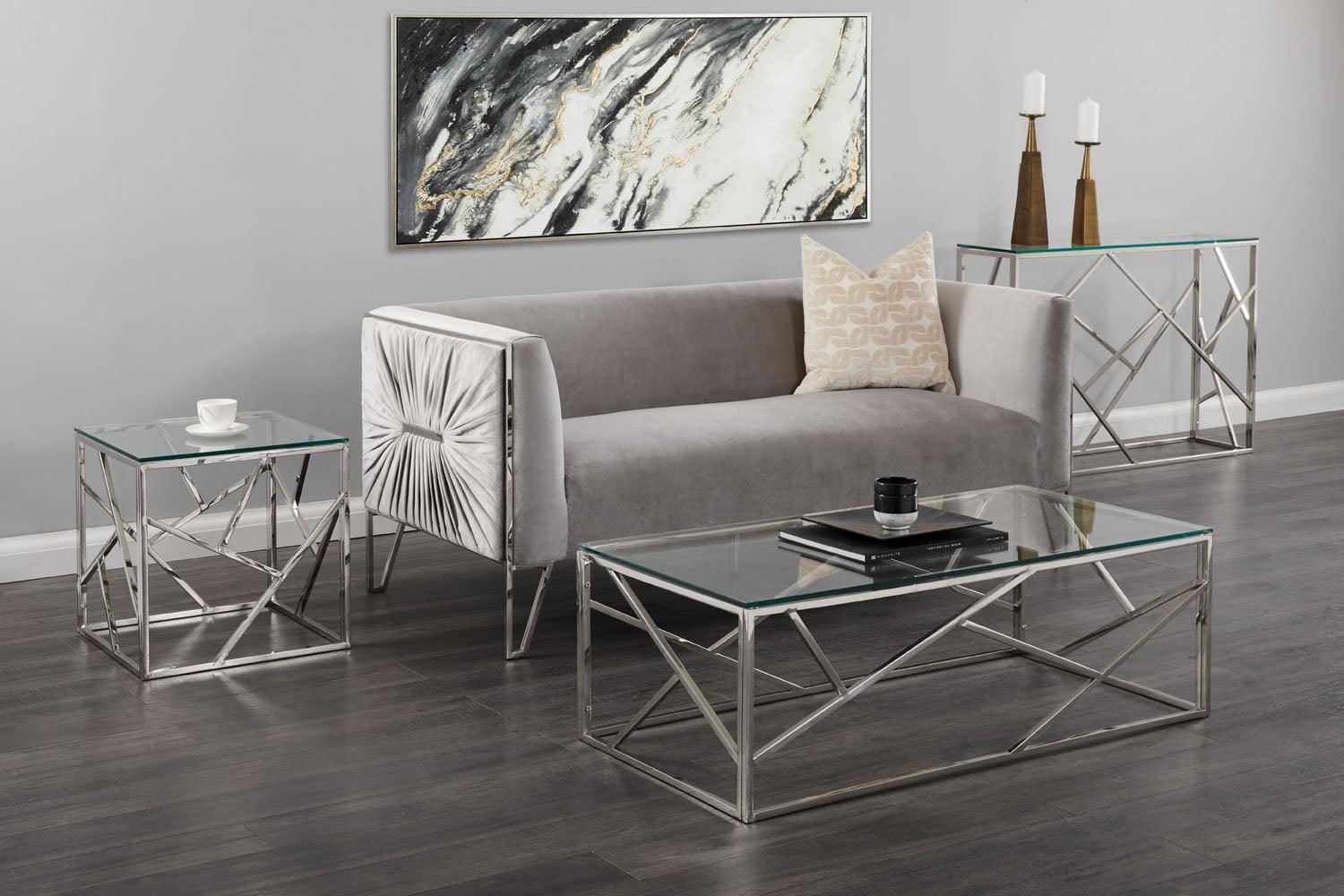 Carole Coffee Table and End Table Set - Furniture Empire