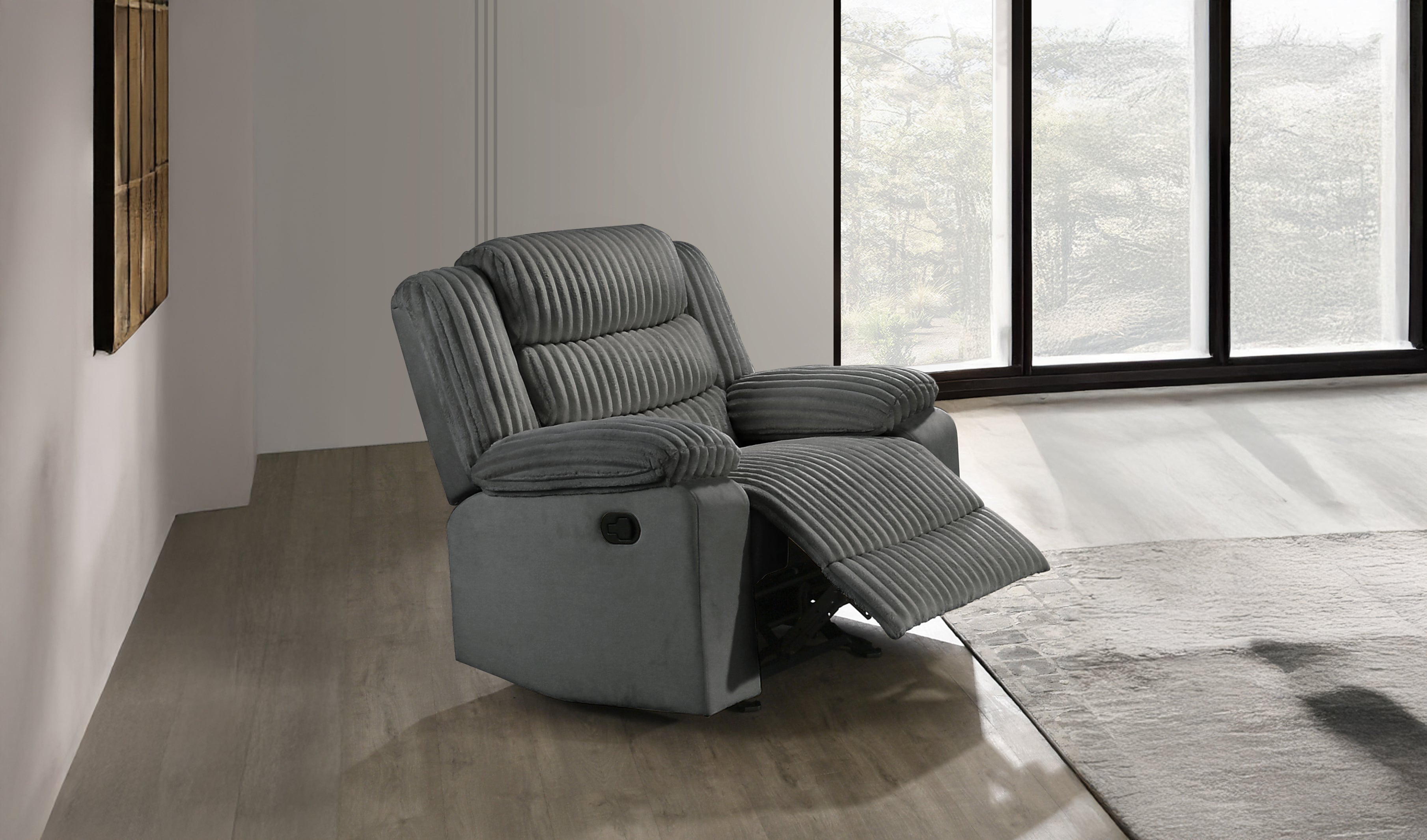 L3665 - Manual Recliner Comfy Sofa