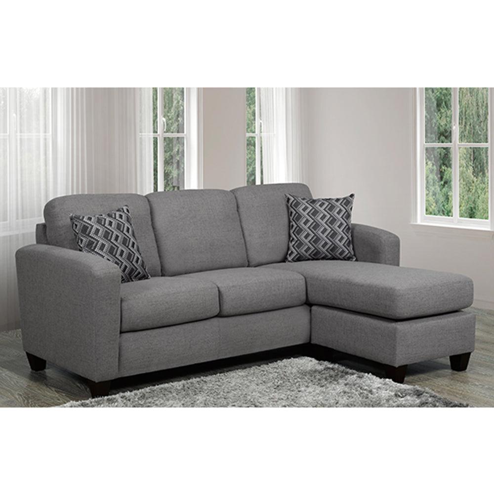 Lyons Charcoal Sectional Sofa - 1775 - Furniture Empire