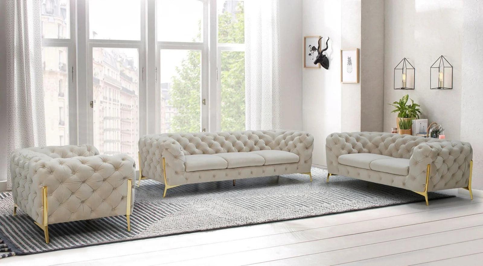 Moderno Sofa Set 3 pcs - Furniture Empire