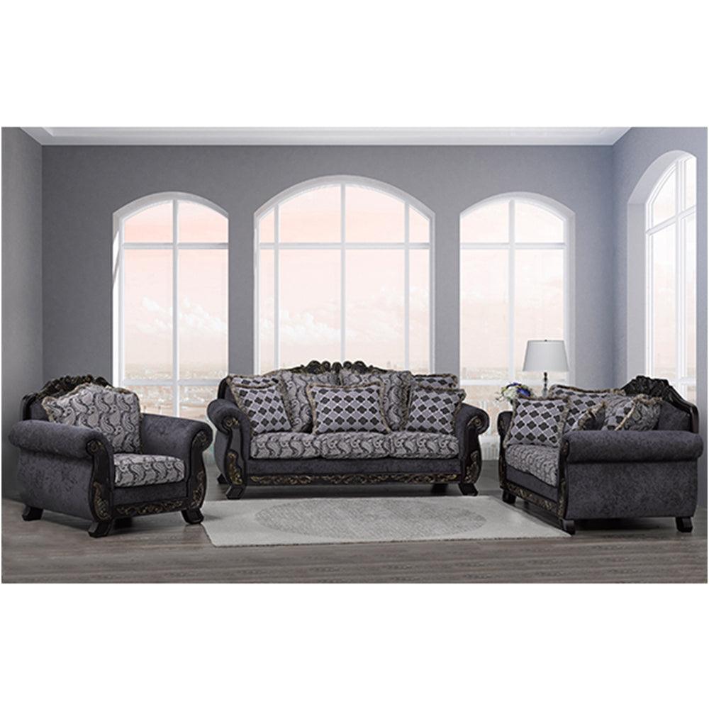 Canadian Made Charcoal Sofa & Loveseat - 2995 - Furniture Empire