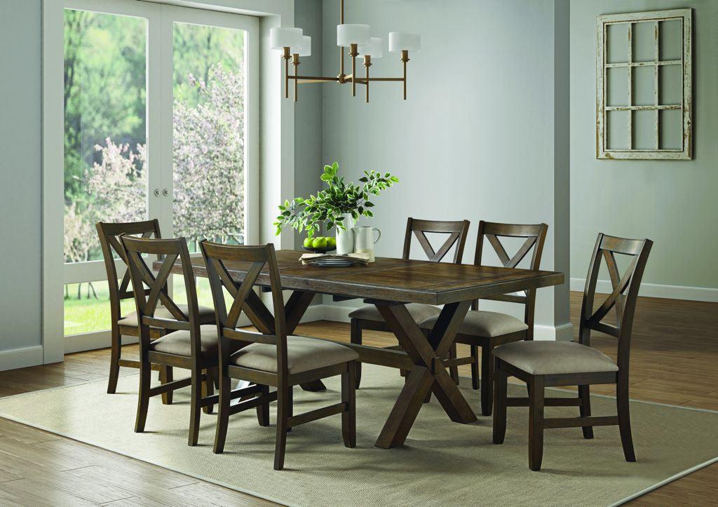 Lakeshore Dining Set with Butterfly leaf - Furniture Empire