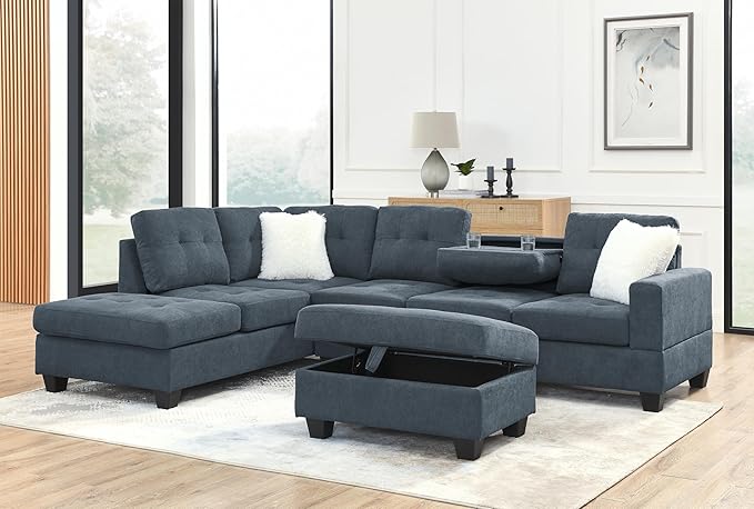 Grey Sectional Sofa - 87716