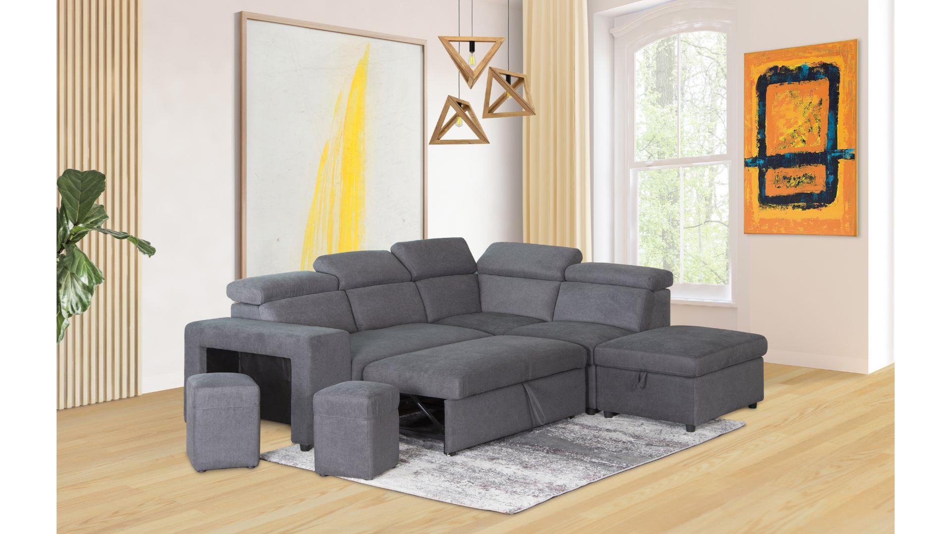 Elle - Sectional Sofa Bed - Furniture Empire