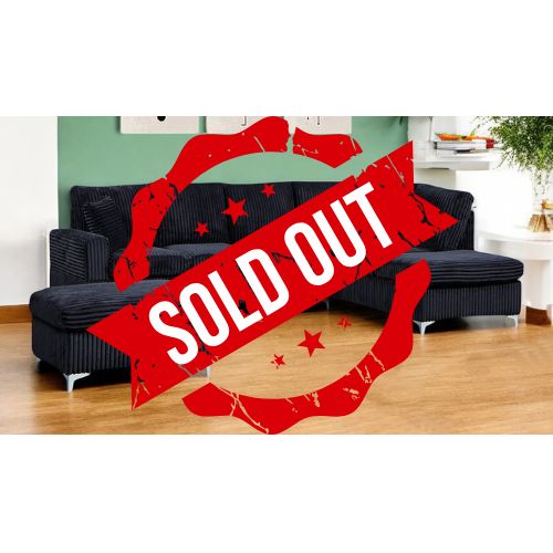 Black Sectional Sofa - 107 - Furniture Empire