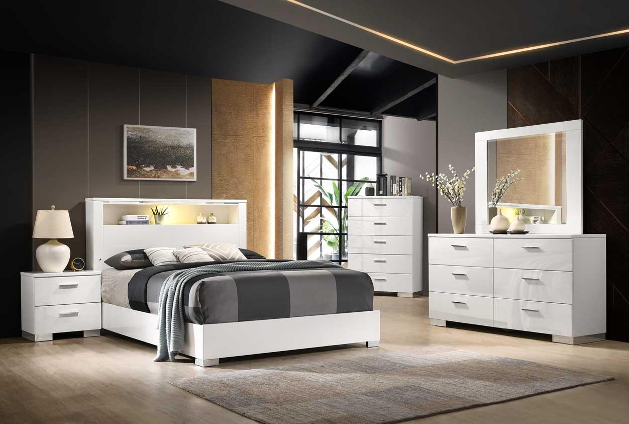 Bedroom Furniture - Elaine Bed Only - Furniture Empire