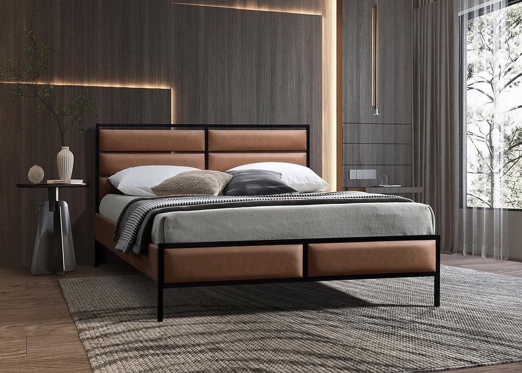 Modern/Industrial Bed Frame - IF 5335 - Furniture Empire