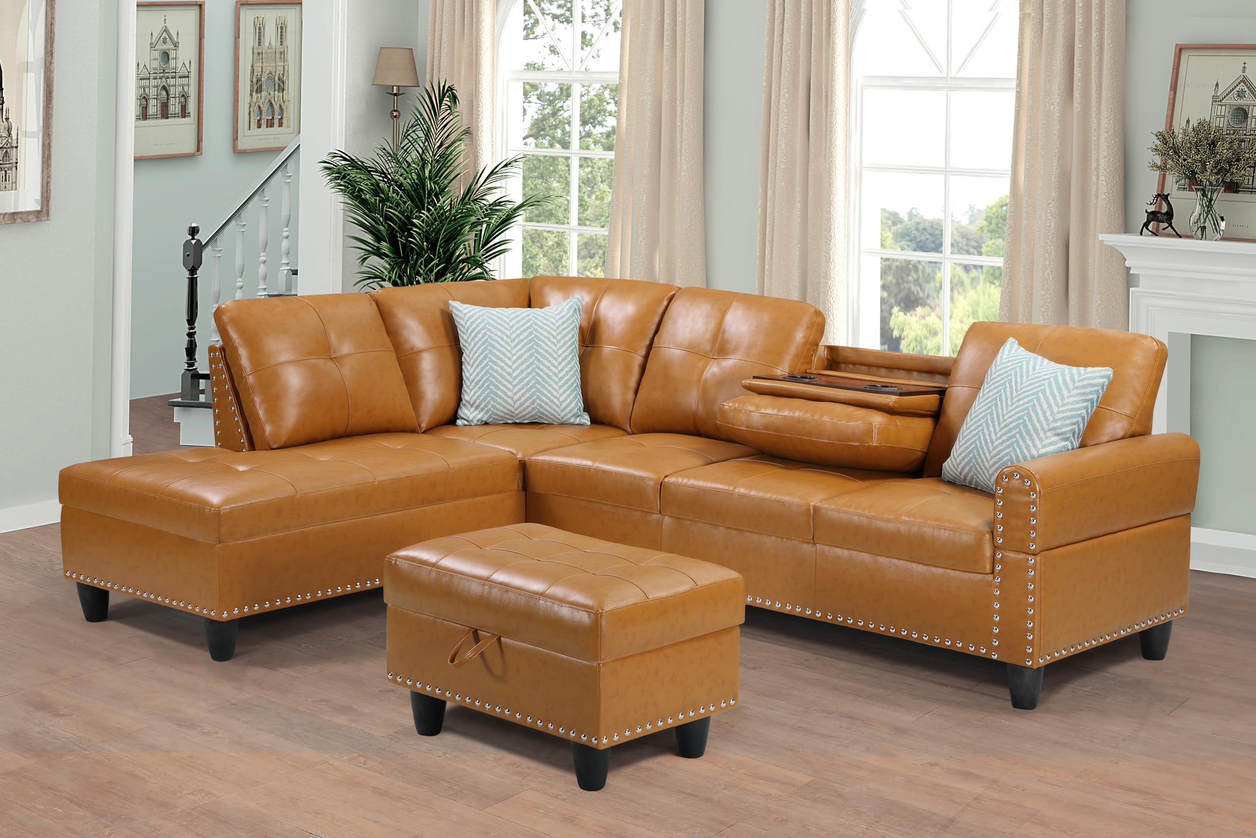 Ginger - Sectional sofa + ottoman