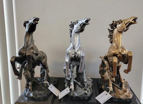 Exquisite Bronze Horse Statues - Furniture Empire