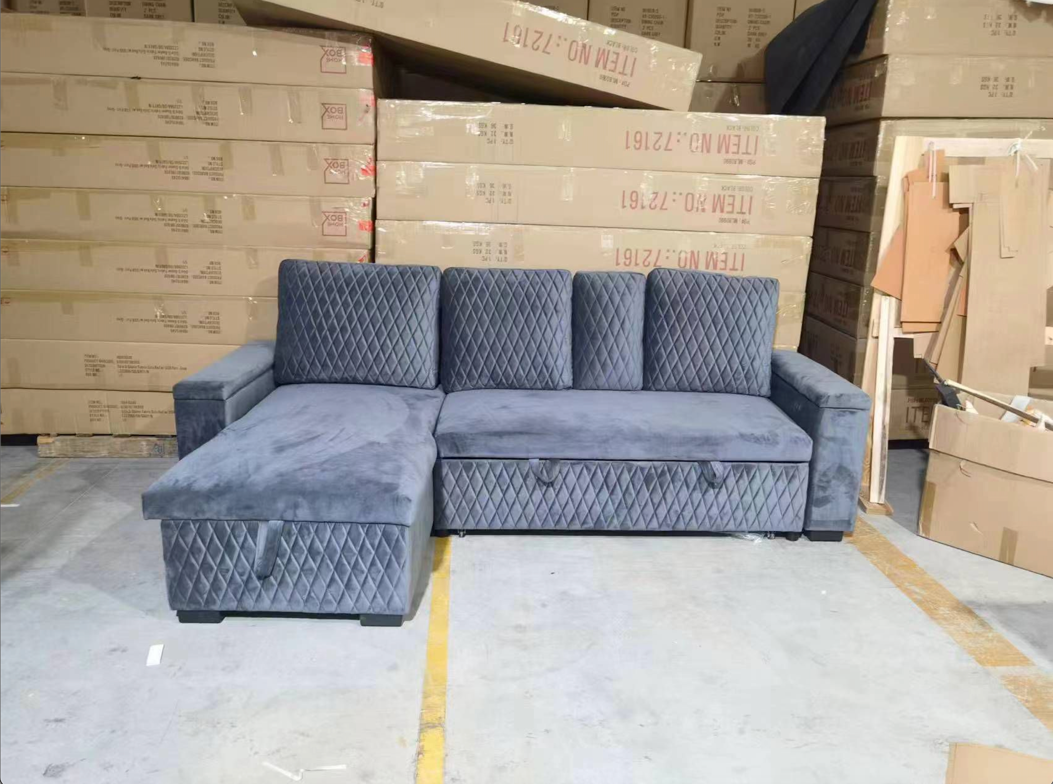 Diamond Sectional Sofa Bed