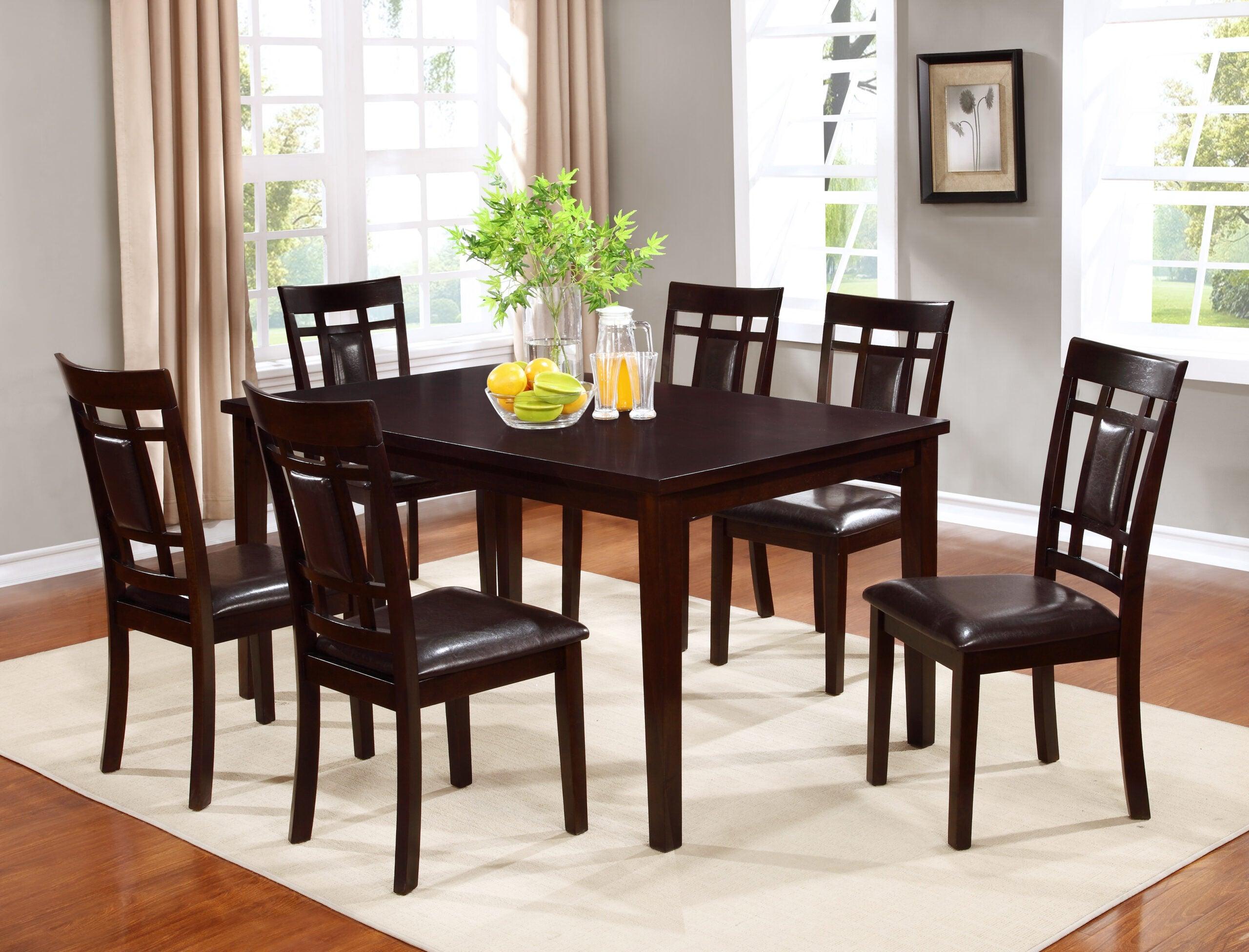 Dining Table - Andrea 7pc Dining Set - Furniture Empire