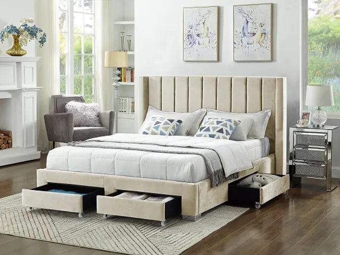 Bed Frame With Storage - IF 5310 - Furniture Empire