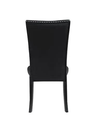 Black Velvet Dining Chairs - C-1605 - Furniture Empire