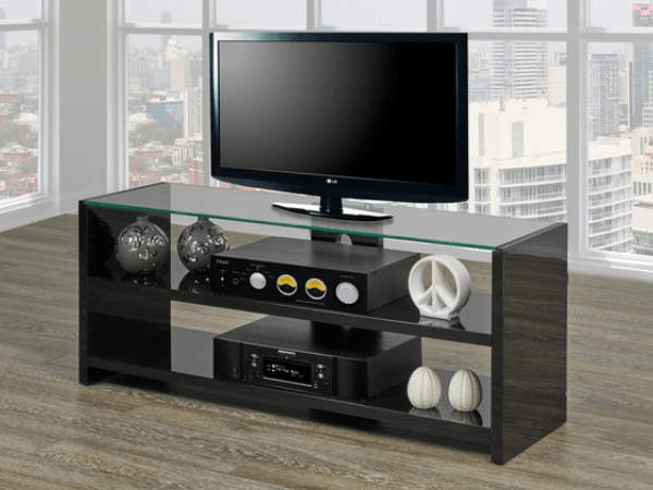 Black High Gloss TV Stand – 48" - FE5020 - Furniture Empire