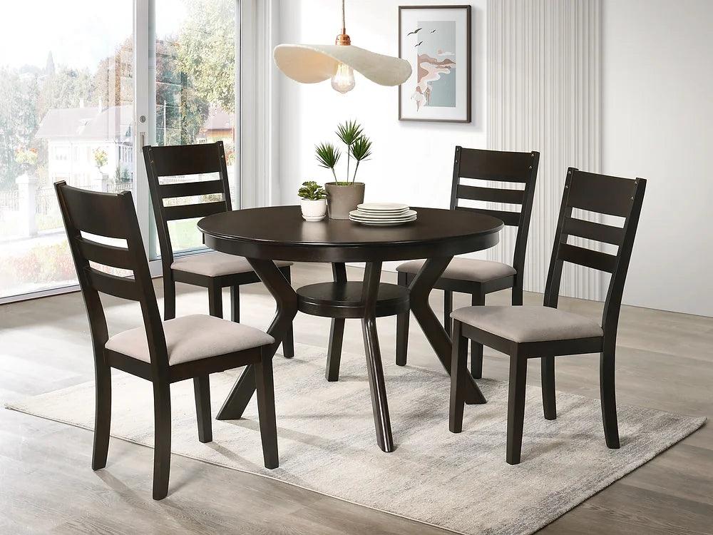 Dining Set with Storage Shelf - IF1085 - Furniture Empire