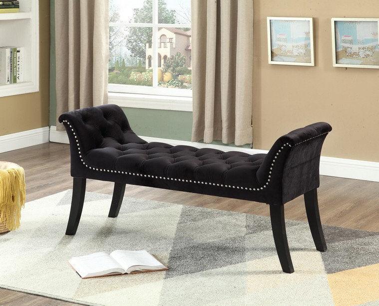 Elegant Velvet Bench - IF-6230-6231-6232-6233 - Furniture Empire