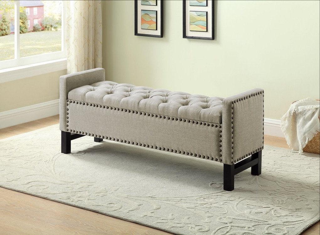 Elegant Storage Bench - IF-6400-6401-6402-6403-6405-6406 - Furniture Empire