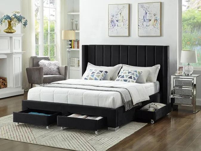 Bed Frame With Storage - IF 5310 - Furniture Empire