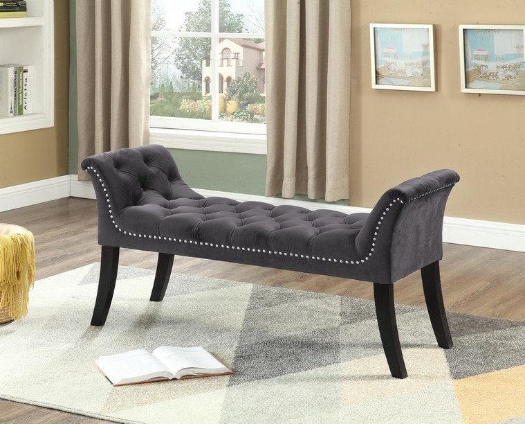 Elegant Velvet Bench - IF-6230-6231-6232-6233 - Furniture Empire